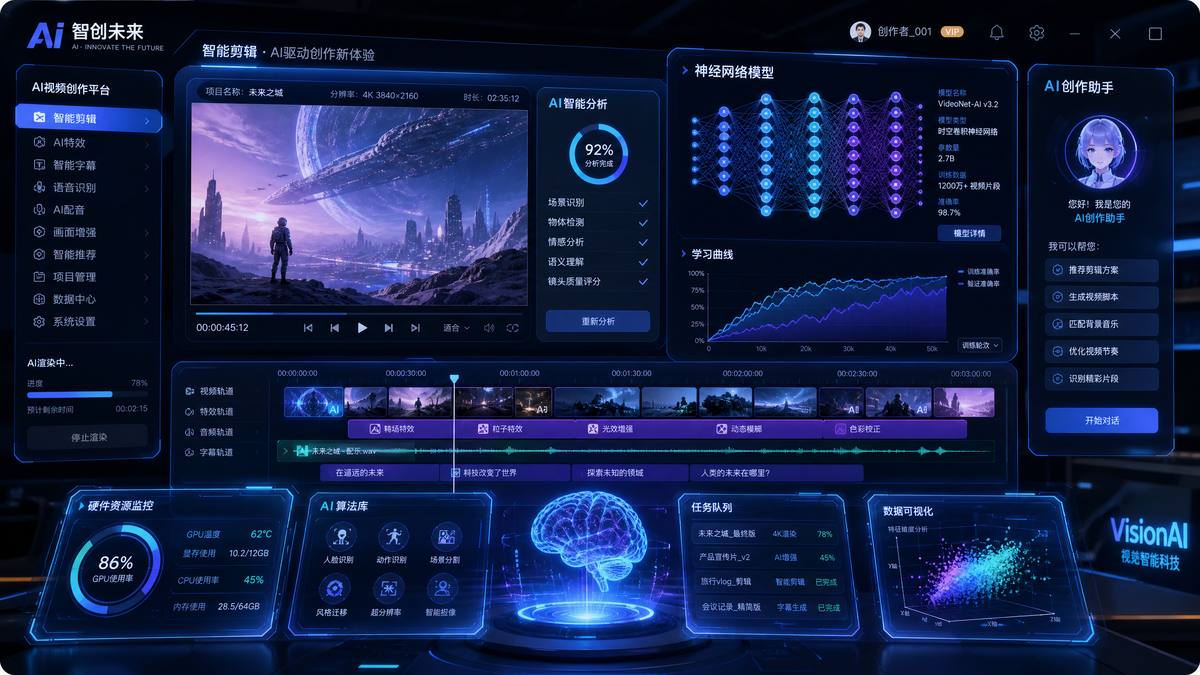 吴梦梦黑人AI视频创作工具